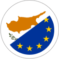 Cyprus and Europe flag
